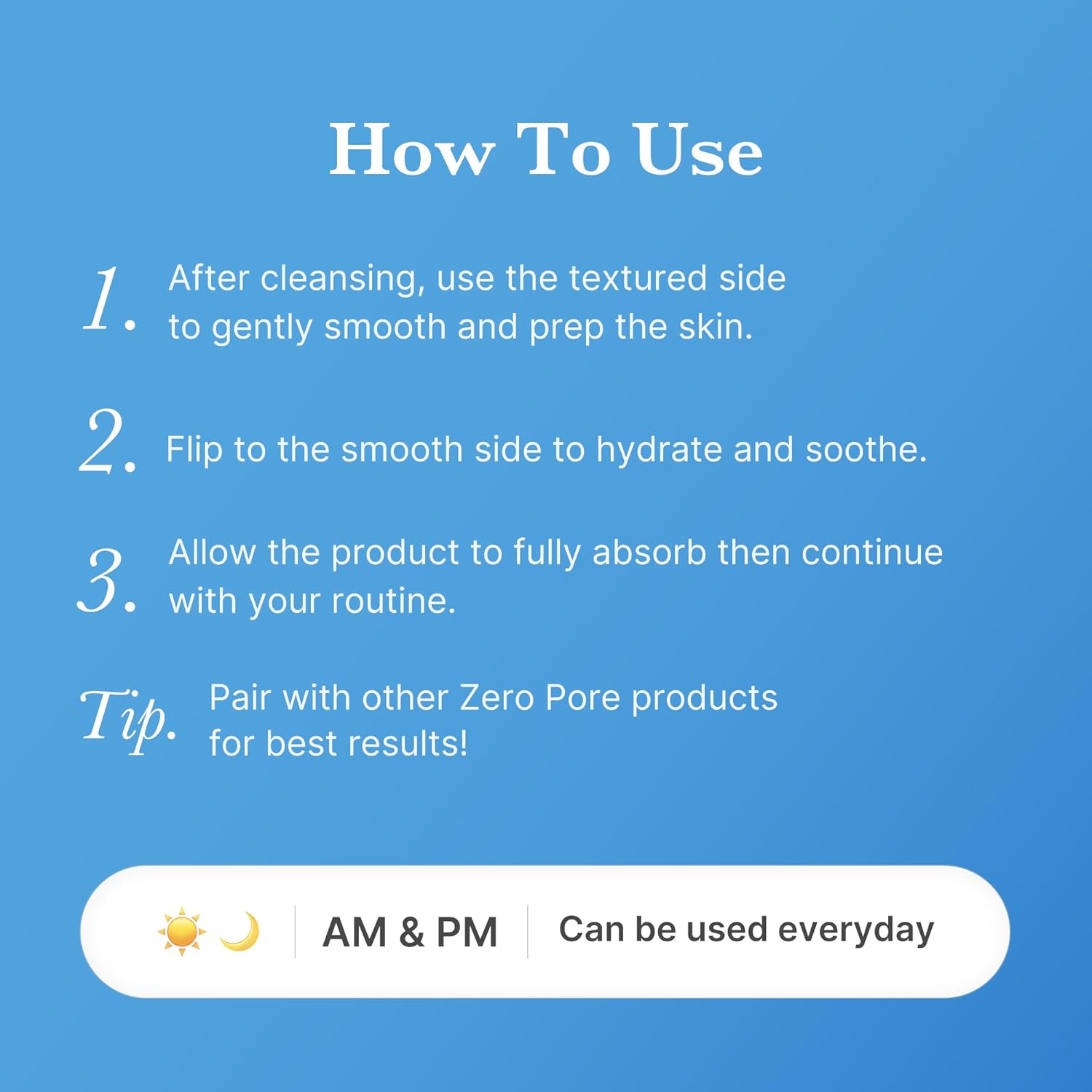 medicube Zero Pore Pads Mild 2.0- Gentle Calming Toner Pads