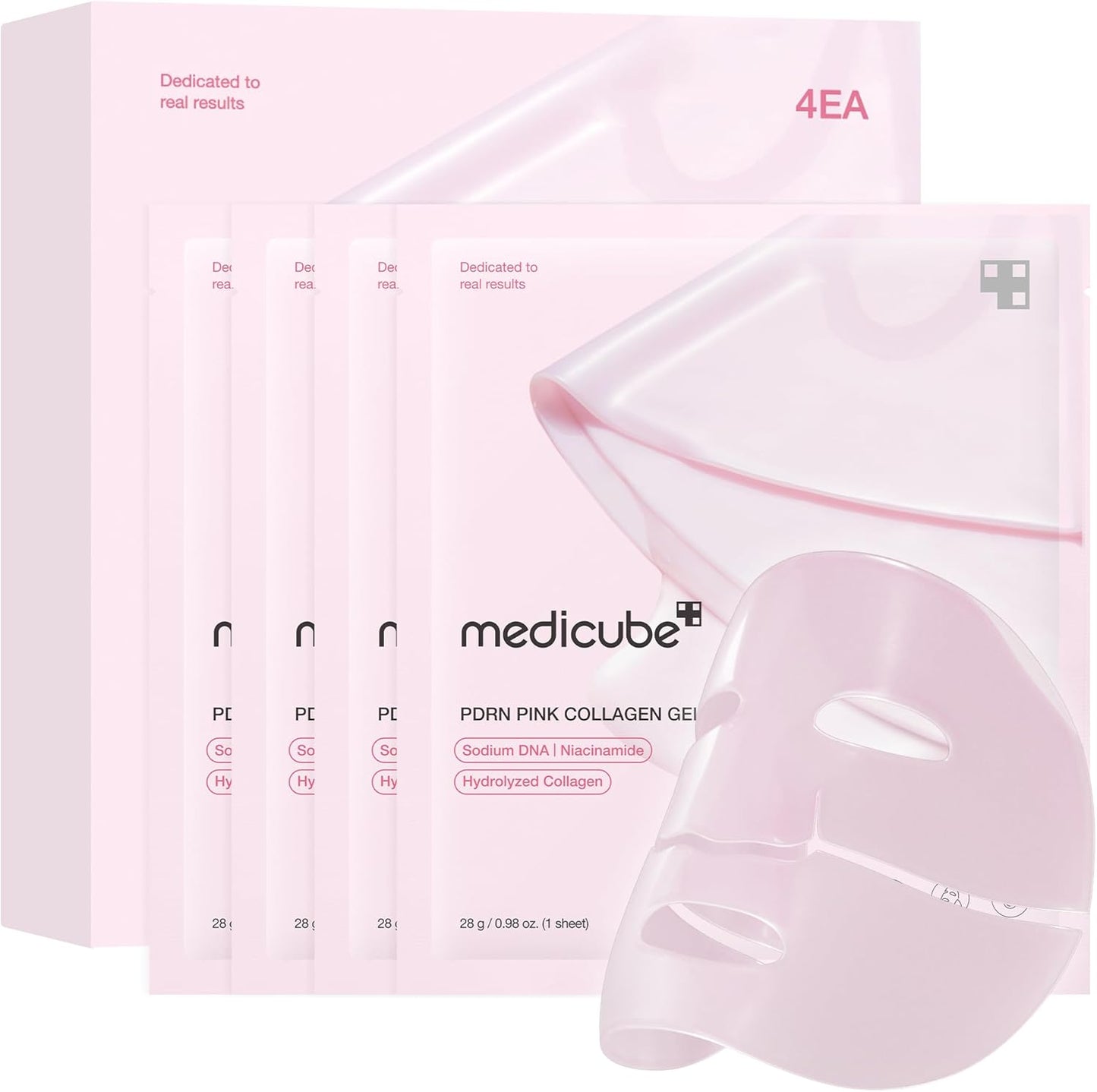 Medicube Salmon DNA PDRN Pink Hydrogel Collagen Mask Korean Skin Repair